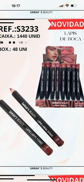 Lapis de Boca c/48pcs (S3233) Sarah's