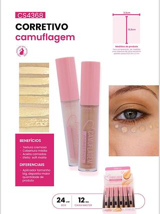 Corretivo camuflagem/ 24pçs (CS4368) Pink21