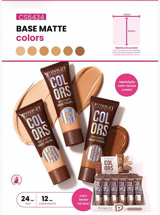 Base matte colors C/24pcs PINK 21