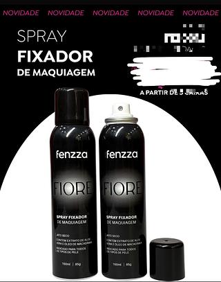 Fixador de maquiagem fiore c/24pcs FENZZA