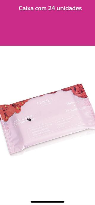 Lenco Umedecido Hibisco e Framboesa c/24un FENZZA
