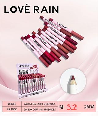 Lápis Labial c/144pçs Love Rain