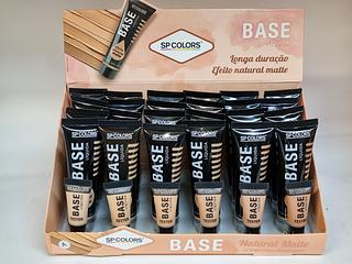 Base natural matte cor clara /24pçs(SP163-A) SP-colors