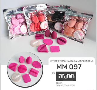 Kit Esponja de Maquiagem c/12pçs Mandala