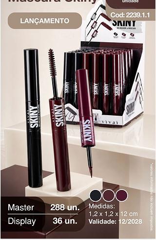 Delineador e mascara de cilios skiny /36pcs VIVAI