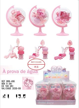 Kit Lip Gloss no Globo c/9pçs Bobbi Rara