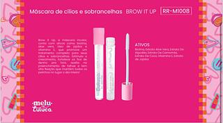 Máscara de Cilios e Sobrancelhas (Brow It Up) c/12pçs Ruby Rose
