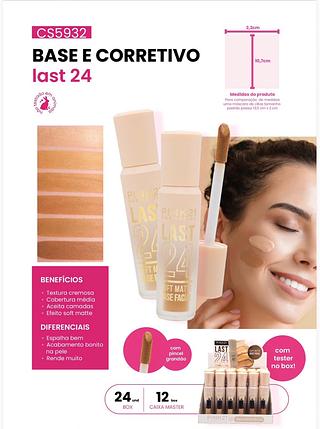Base E Corretivo last 24C/24pcs Pink 21