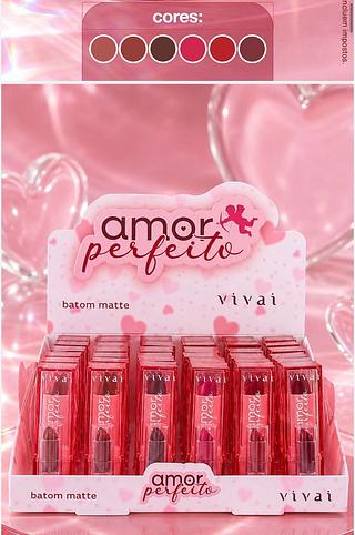 Batom matte amor perfeito /36pcs Vivai
