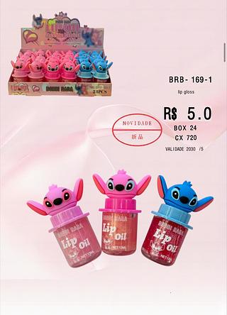 Lip Gloss Glitter STITCH c/24pcs BOBBI RARA