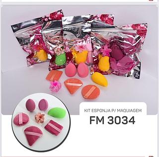 Kit Esponja Maquiagem c/12pçs Mandala