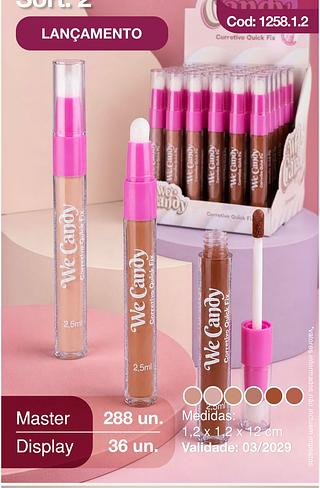 Corretivo quick fix we candy cor 2/36pcs VIVAI