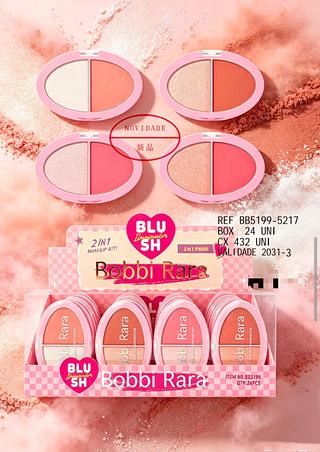 Blush e iluminador 2in 1 /24pcs BOBBI RARA
