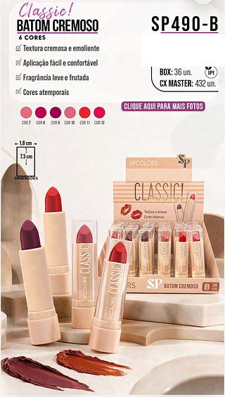 Batom cremoso cor-b /36pcs SP-colors