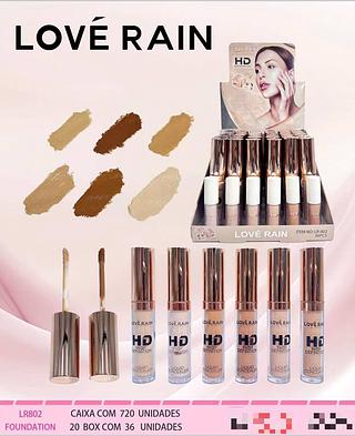 Corretivo liquido/ 36pçs LOVE RAIN