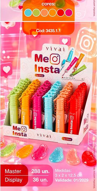 Lip gloss me insta c/36pcs VIVAI