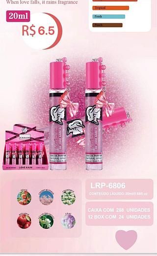 Perfume 20Ml c/24pç love rain