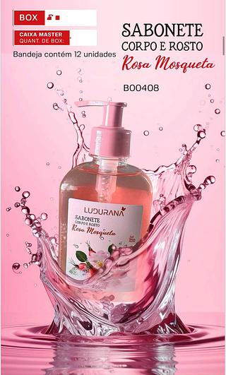 Sabonete corpo e rosto Rosa mosqueta C/12pcs LUDURANA