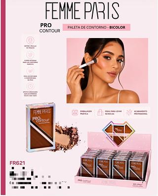 Paleta de contorno c/24pcs FEMME PARIS