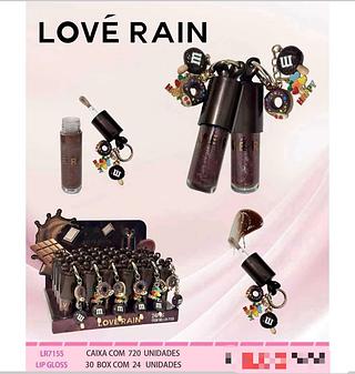 Lip Gloss Chocolate c/24pçs Love Rain