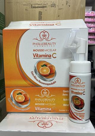 Mousse Micelar Vitamina C/ 12pçs (PH0725) Phallebeauty