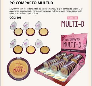Pó Compacto Multi-D c/36pçs Mia Make