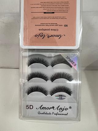 Cilios Postiços AmoreAnjo 3pares/ DZ (3A-10)