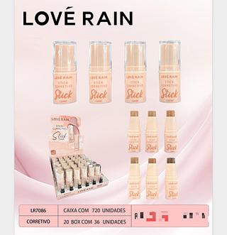 Corretivo em Bastão c/36pçs Love Rain