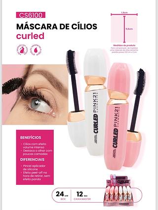 Máscara de Cilios Curied c/24pçs Pink 21
