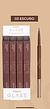 Lapis de Sobrancelhas duo c/12pcs COR ESCURO RUBY ROSE