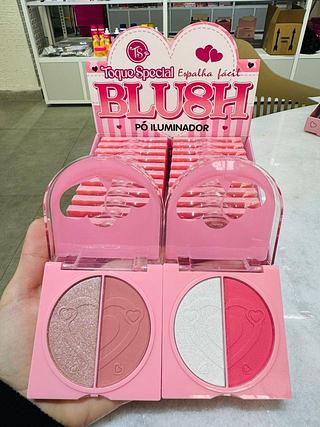 Blush e iluminador c/24pcs TOQUE SPECIAL