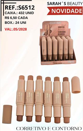 Corretivo e contorno /24pcs Sarahs beauty