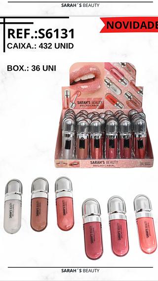 Brilho Labial/ 36pçs (S6131-2) Sarah's