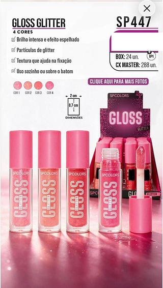 Gloss glitter /24pcs SP-colors
