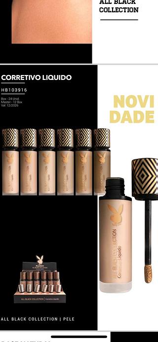 Corretivo liquido c/24pcs (HB103916) Playboy