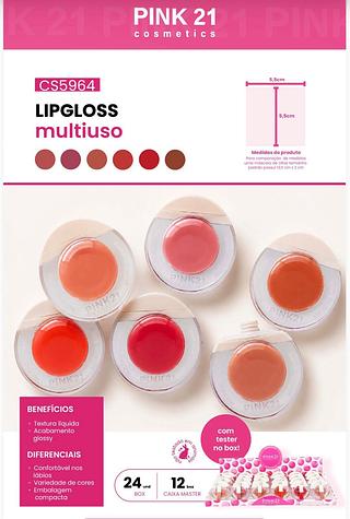 Lip gloss multiuso /24pcs PINK 21