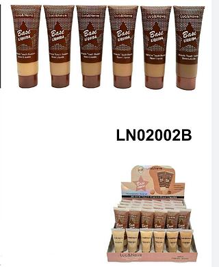 Base Liquida Matte 6 cores/ 24pçs Lua Neve