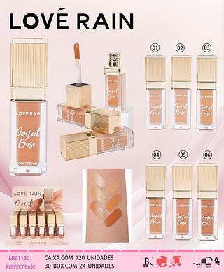 Corretivo liquido c/24pcs LOVE RAIN