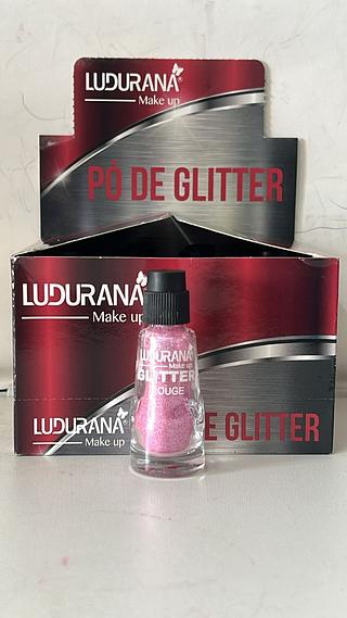 Po de Glitter cor:Rouge/ 12pçs LUDURANA