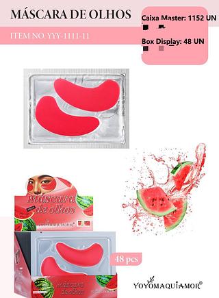 Mascara de olhos melancia c/48pcs YOYO MAAQUIAMOR