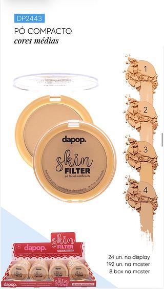 Po compacto skin filter /24pcs DAPOP