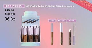 Máscara para sobrancelha /36pçs Ruby Rose