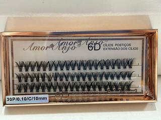 Cilios tufinho (30p/0.10/10mm ) Amor & Anjo /10pçs