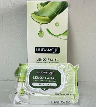 Lenço Facial Removedor de Maquiagem (Aloe Vera) c/6pçs Hudamoji