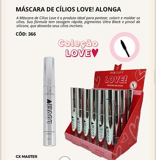 Máscara de Cilios Love c/24pçs Miamake
