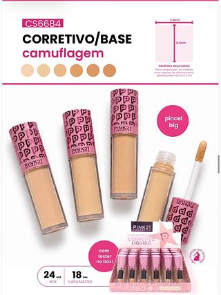 Corretivo liquido /24pcs PINK 21
