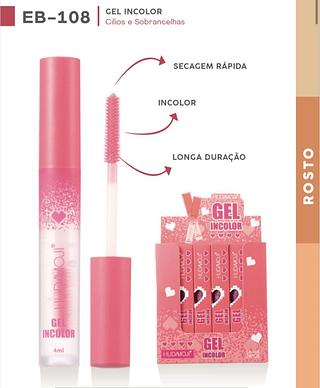 Máscara Incolor Cilios e Sobrancelhas c/24pçs Hudamoji