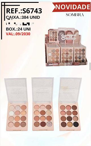 Paleta de sombras /24pcs Sarahs beauty