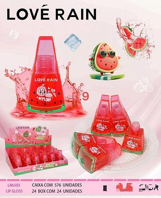 Lip gloss c/24pcs LOVE RAIN
