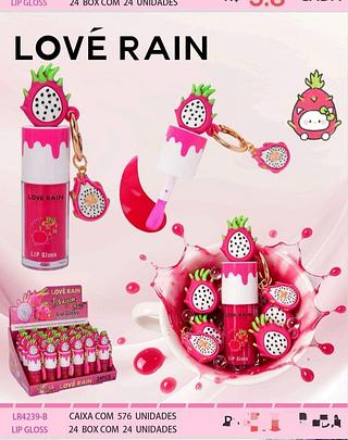 Lip gloss c/24pcs LOVE RAIN